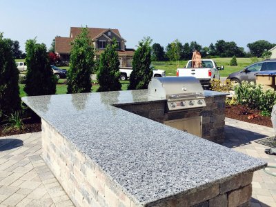 Granite Outdoor Barbecue Countertop